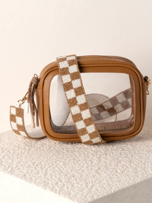 Check Pattern Bag Strap