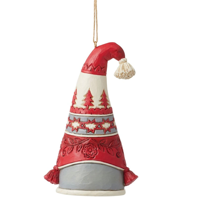 Nordic Noel Gnome Flap Hat Orn