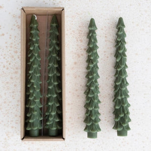 Unscented Tree Shaped Taper Candles