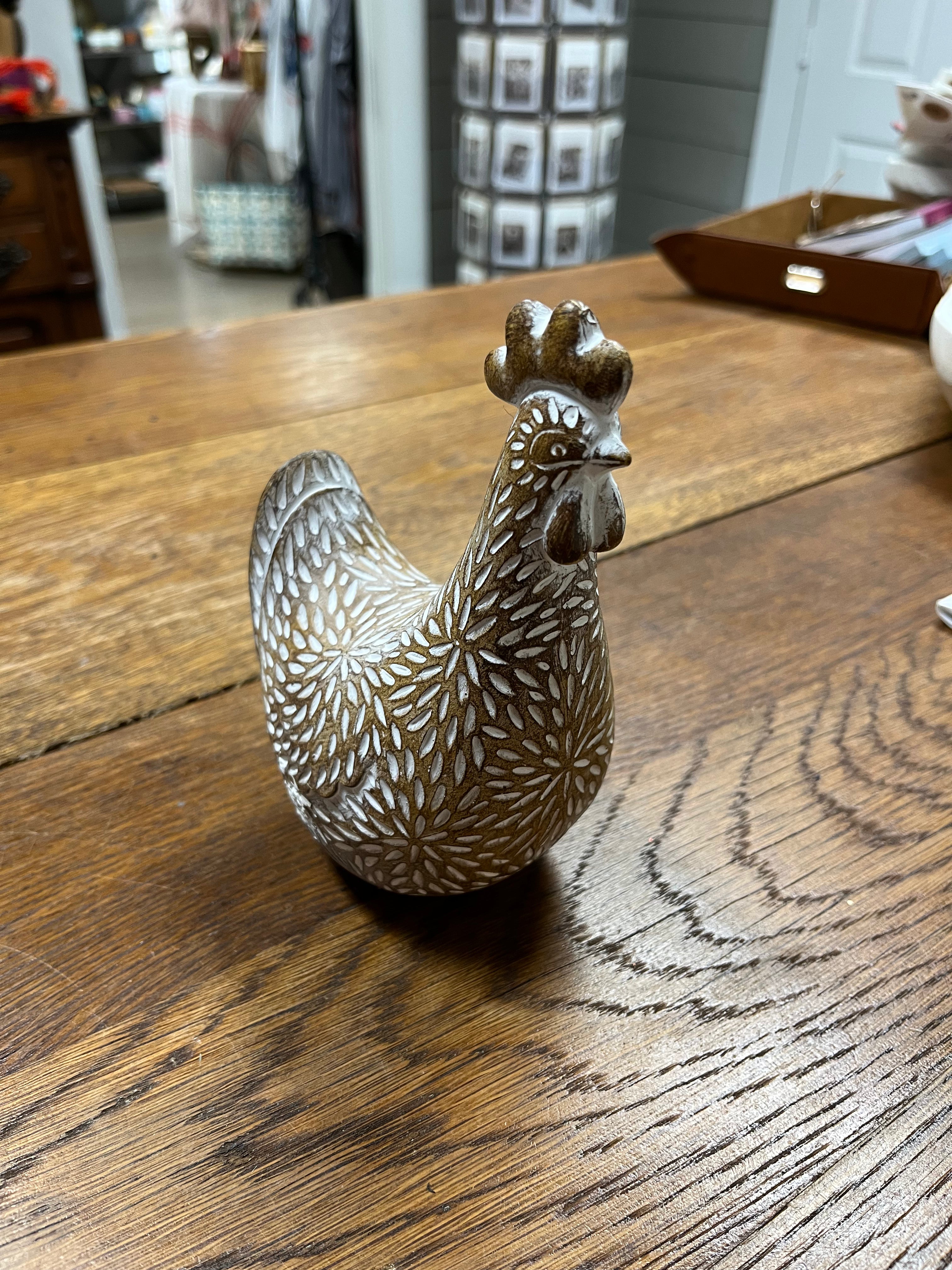 Rooster And Hen Decor