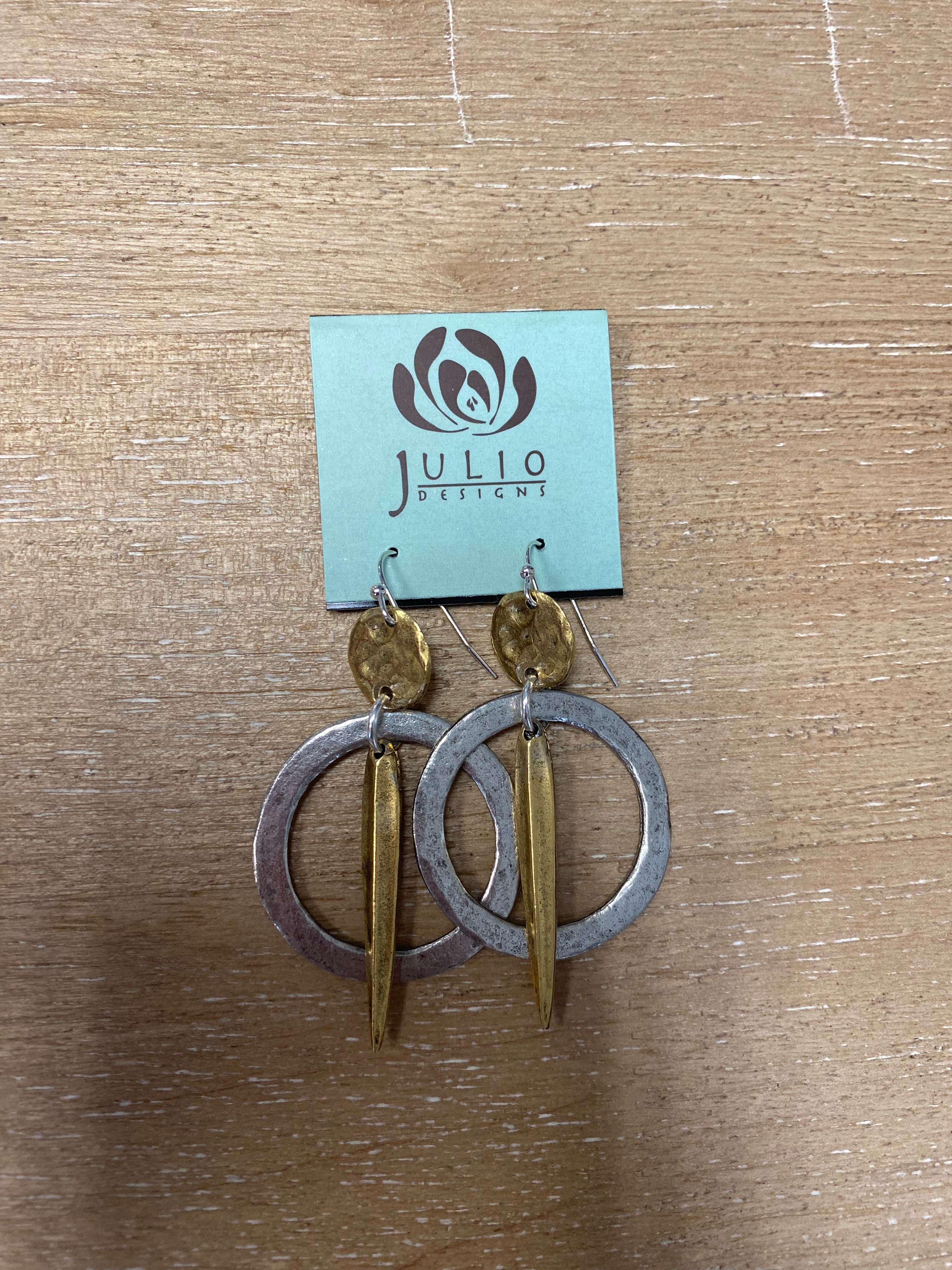 Julio Sliver Hoop Earring