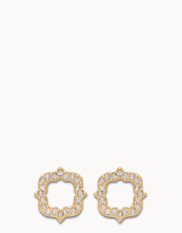 Sea La Vie Stud Earrings Luck/Quatrefoil