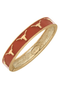 Colligate Logo Enamel Hinge Bangle