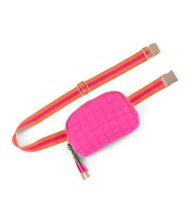 Ezra Quilted Nylon Belt Bag