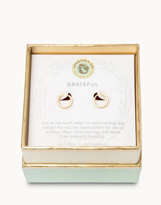 Sea La Vie Hoop Earrings Grateful/Ring