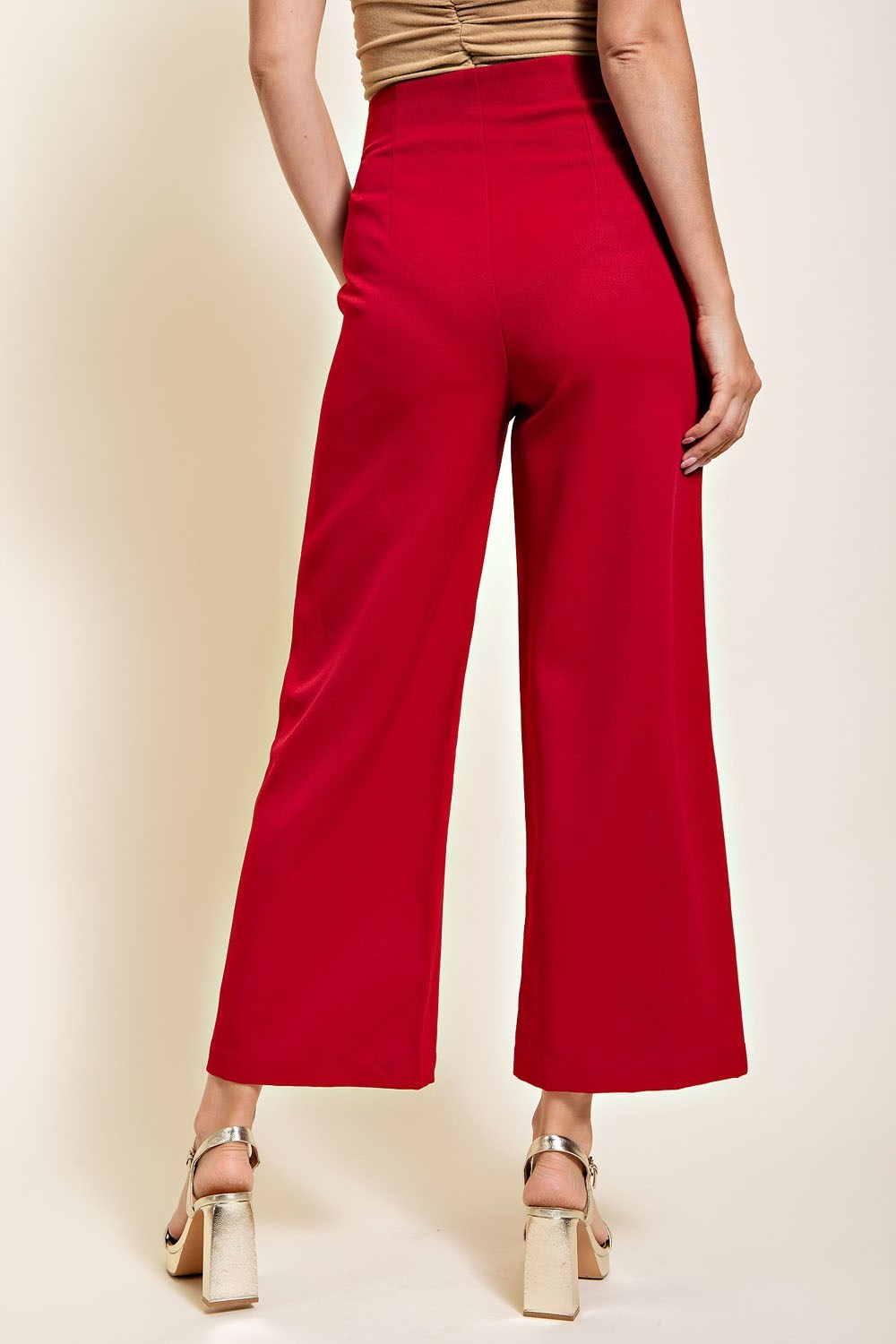 High Waist Wide Leg Pants *Pockets in the front