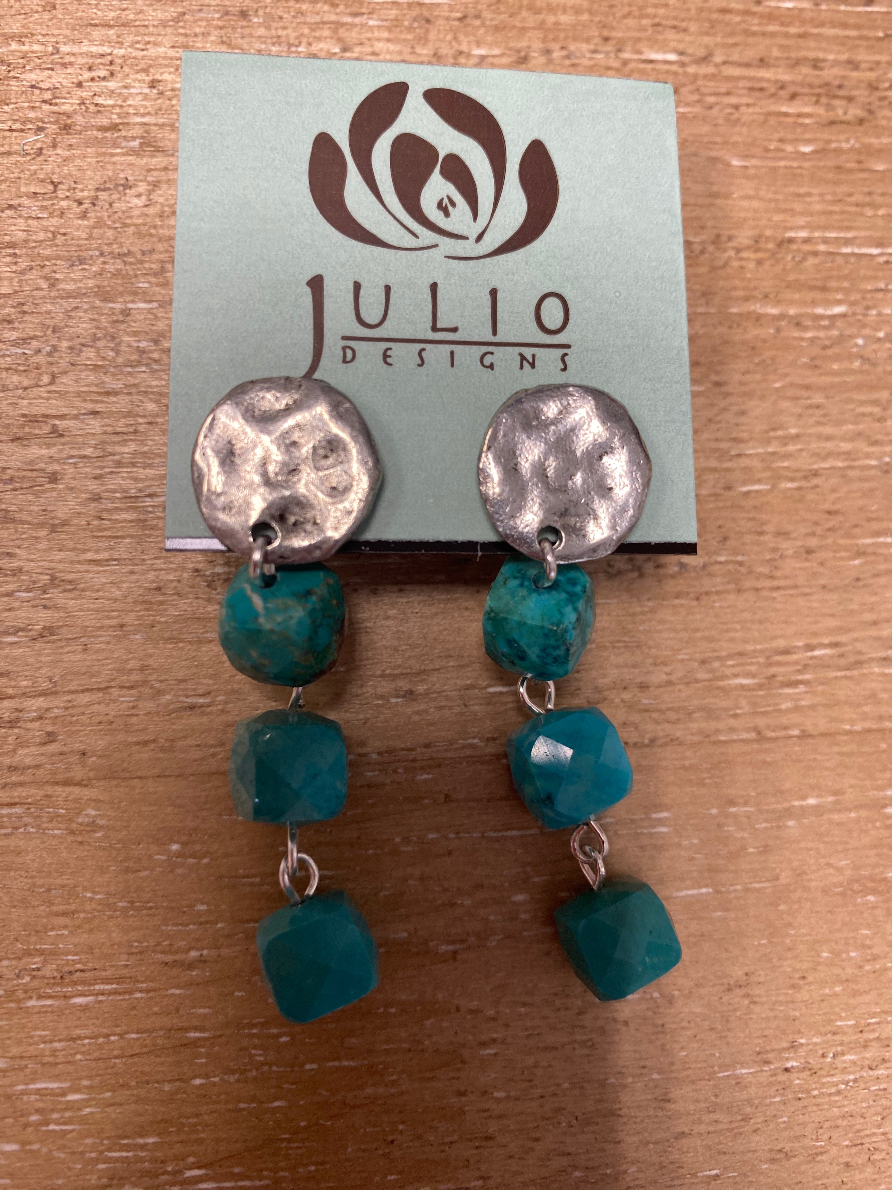 Julio Blue Stone Earrings