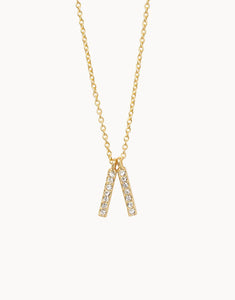 Sea La Vie Necklace Lean On Me/Double Bars