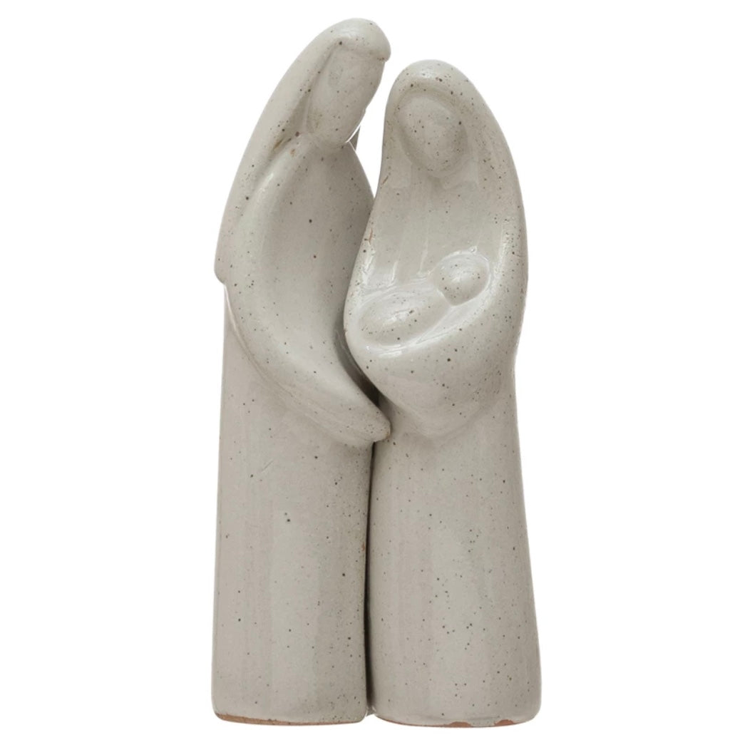 Stoneware Holy Family