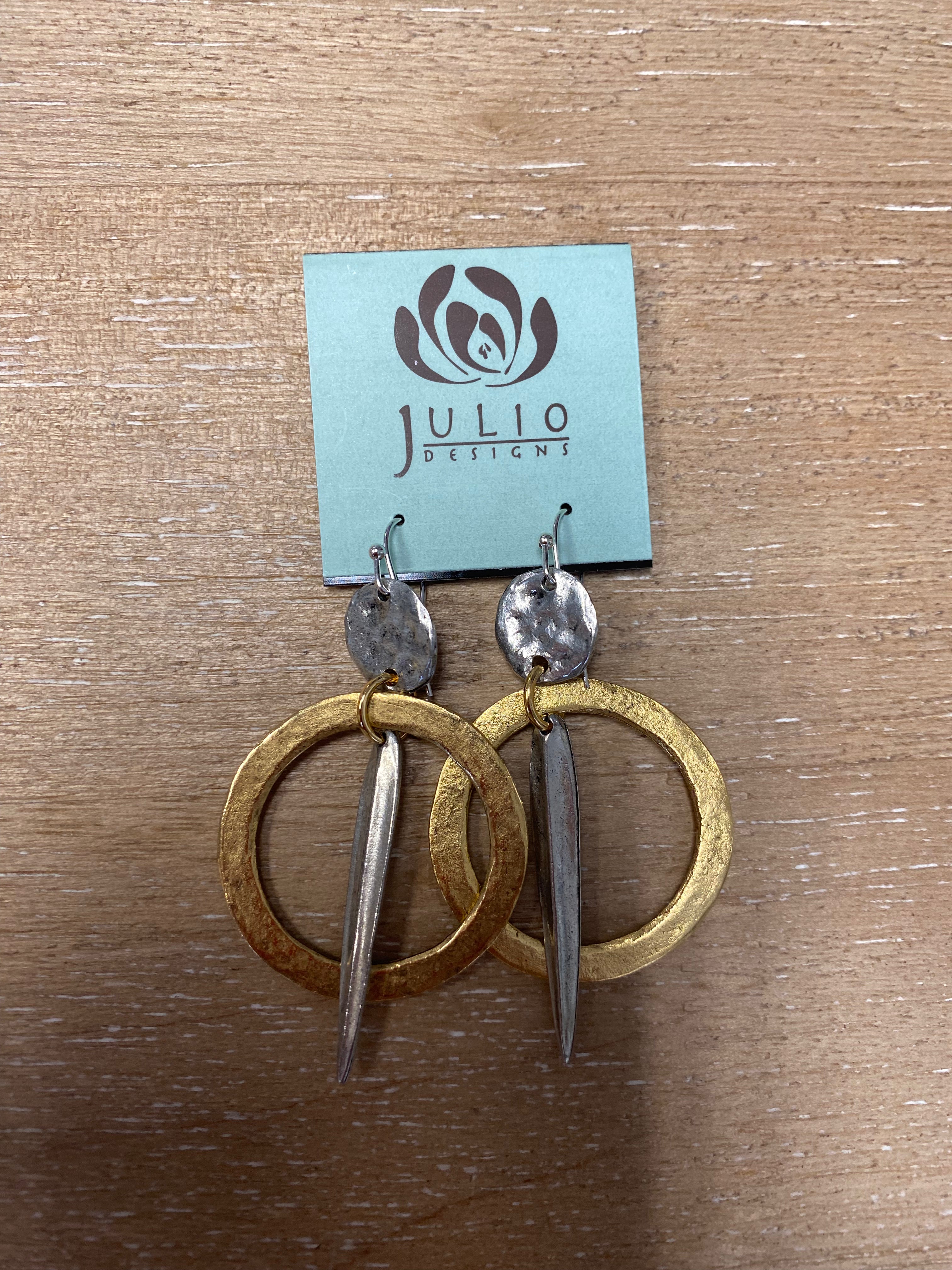 Julio Gold Hoop Earring