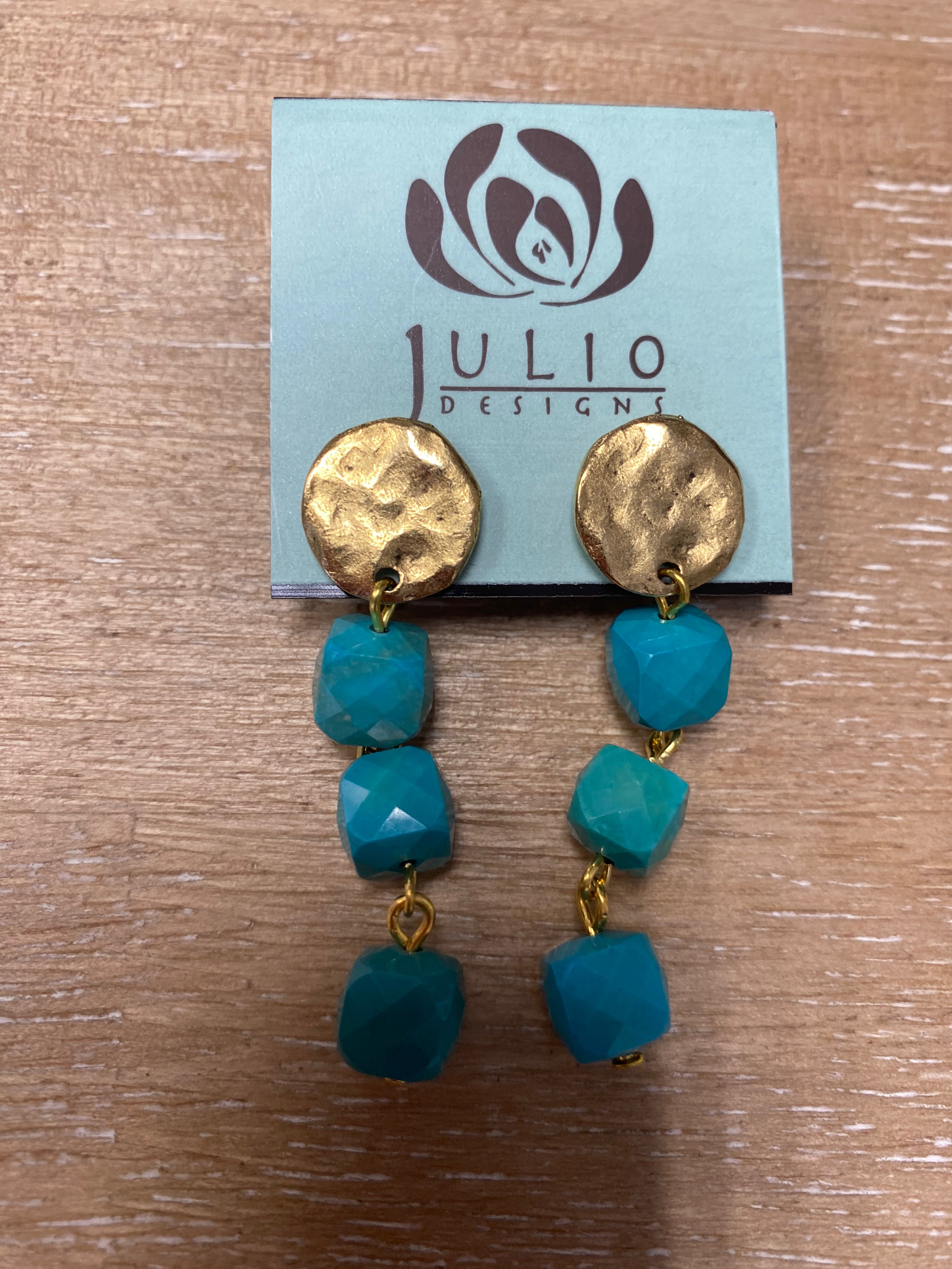 Julio Blue Stone Earrings