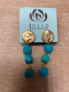 Julio Blue Stone Earrings