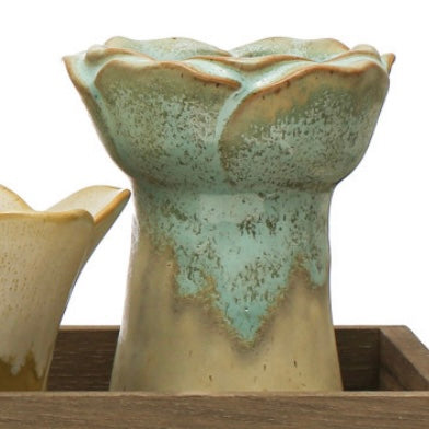 Stoneware Vases/Votives