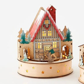 Scandinavian Lodge Music Revolving Box