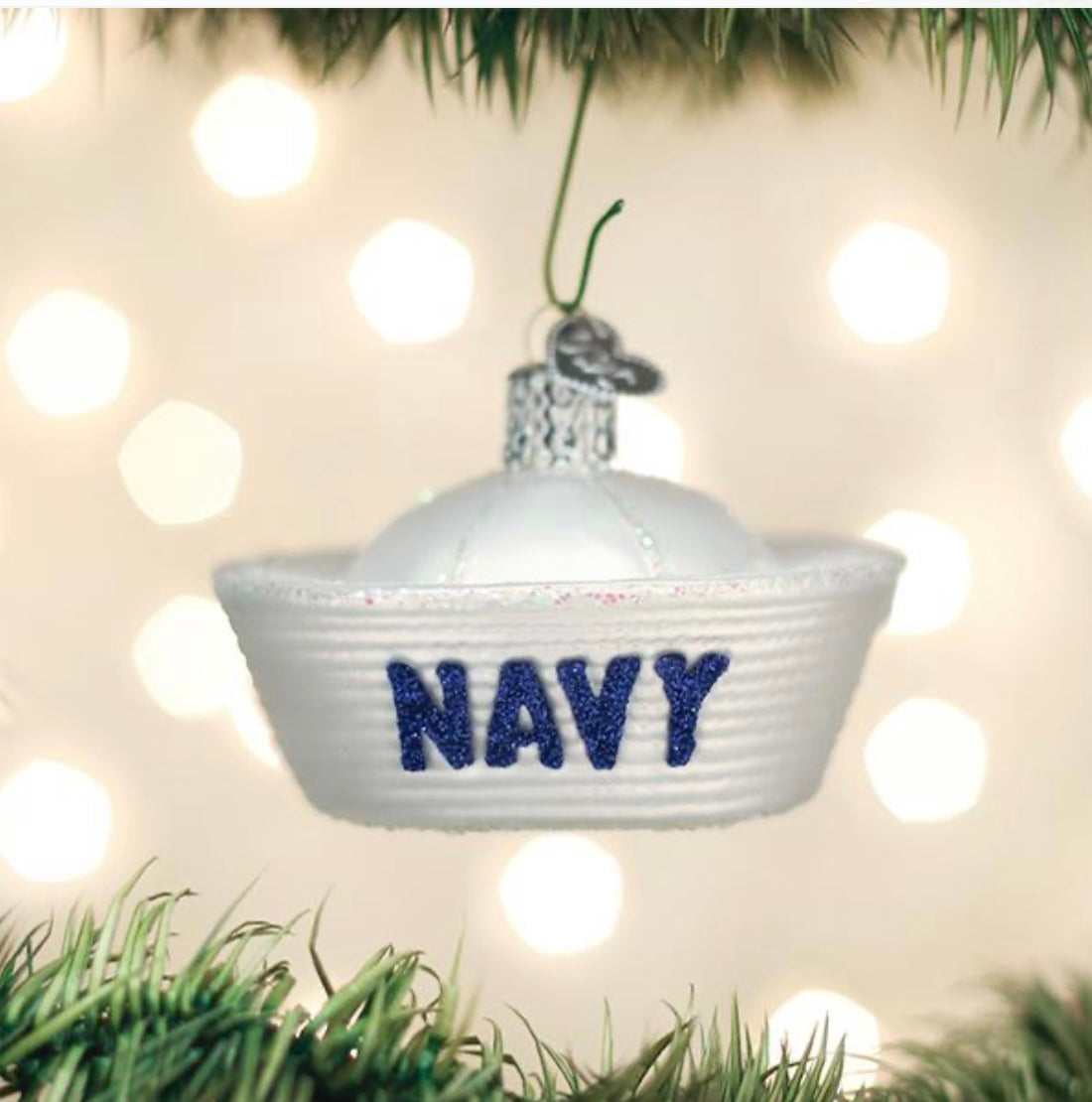 Navy Cap Ornament