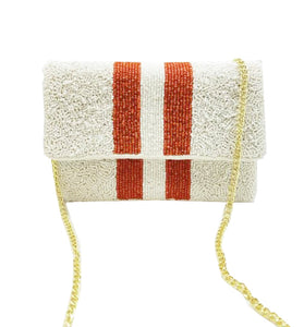 UT Stripe Mini Clutch