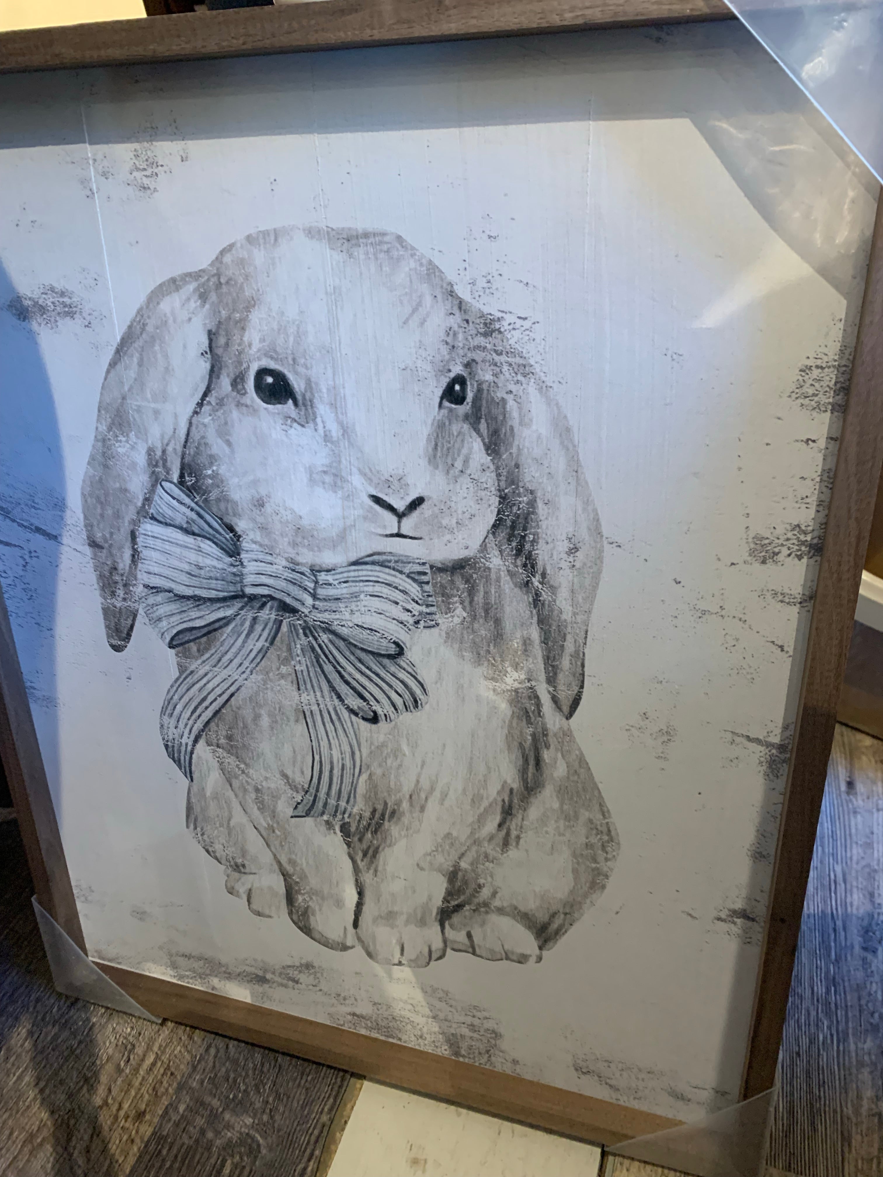 White Bunny With Bow