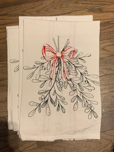 TAG Mistletoe Tea Towel