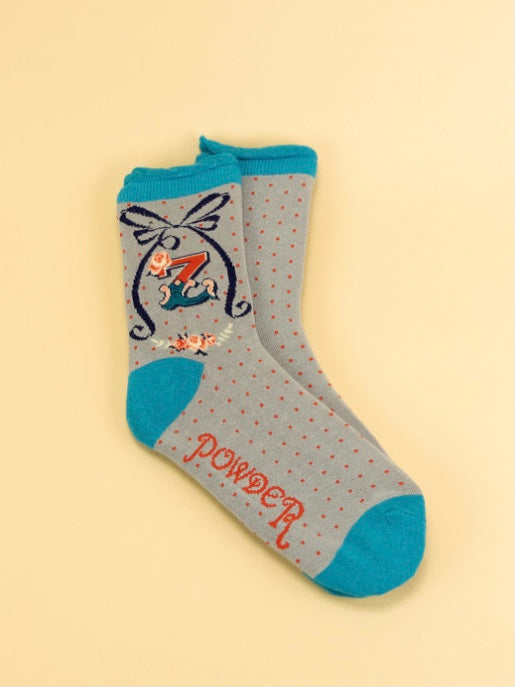 A-Z Ankle Socks