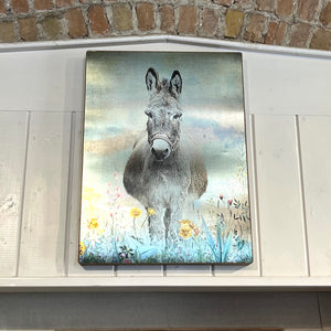 Metal Donkey Wall Art