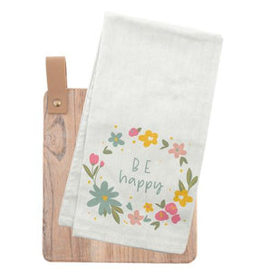 Flora Tea Towel w/ Cutting Board