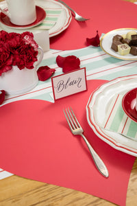 Die-Cut Red Heart Placemat