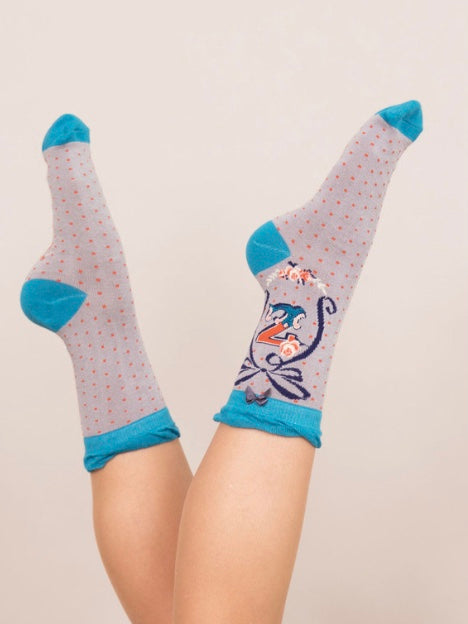 A-Z Ankle Socks