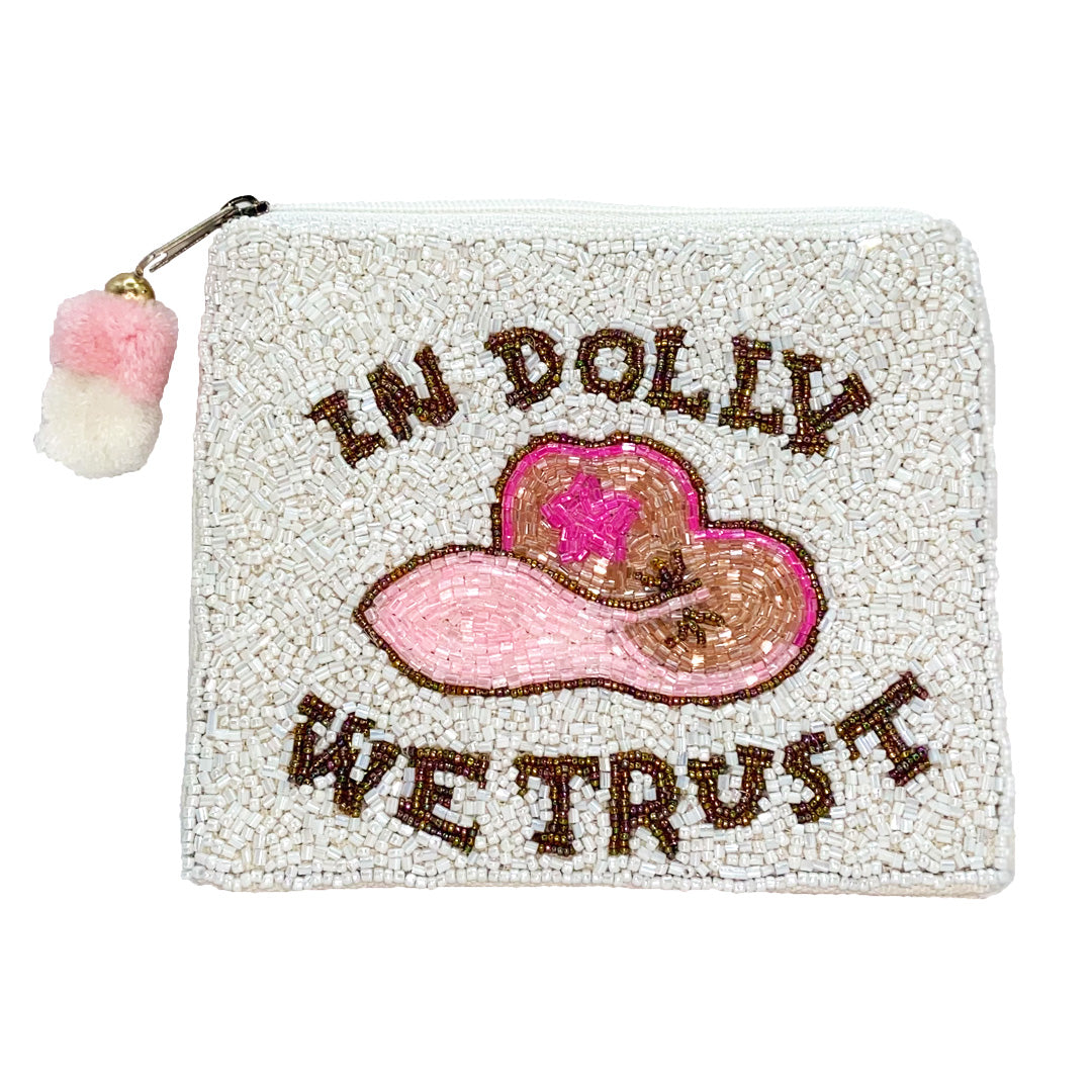 In Dolly We Trust Coin Pouch