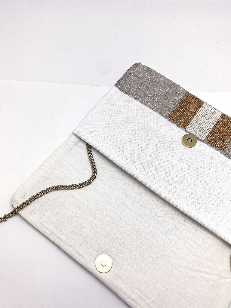 2 Tone Bee Bag Clutch