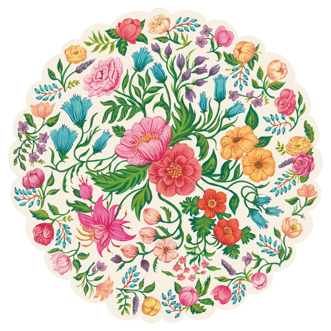 Die Cut Sweet Garden Posey Placemat