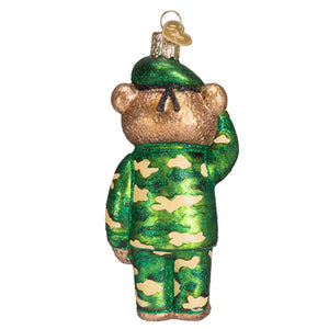 Army Bear Ornament