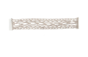 Mult Link Paperclip Chain Bracelet