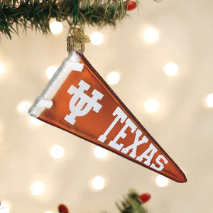 Texas Pennant Ornament