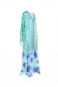 Front Button Down Satin Maxi Dress