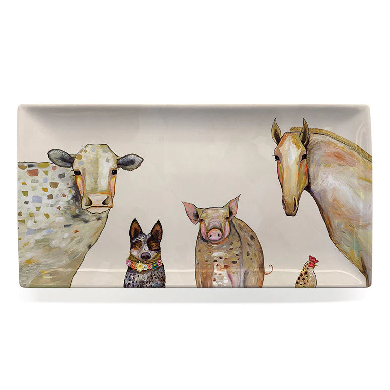 Cattle Dog and Crew Serveware Rectangular Platter