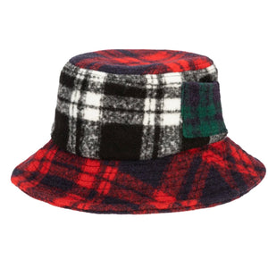 Anita Mixed Plaid Bucket Hat