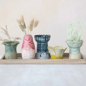 Stoneware Vases/Votives