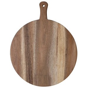 Suar Wood Cheese/Cutting Board w/ Handle