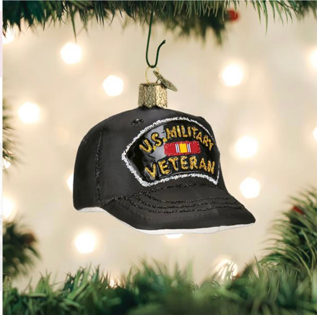 Veterans Cap Ornament