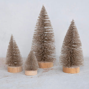 Plastic Bottle Brush Trees