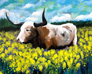 Texas Life Canvas Wall Art