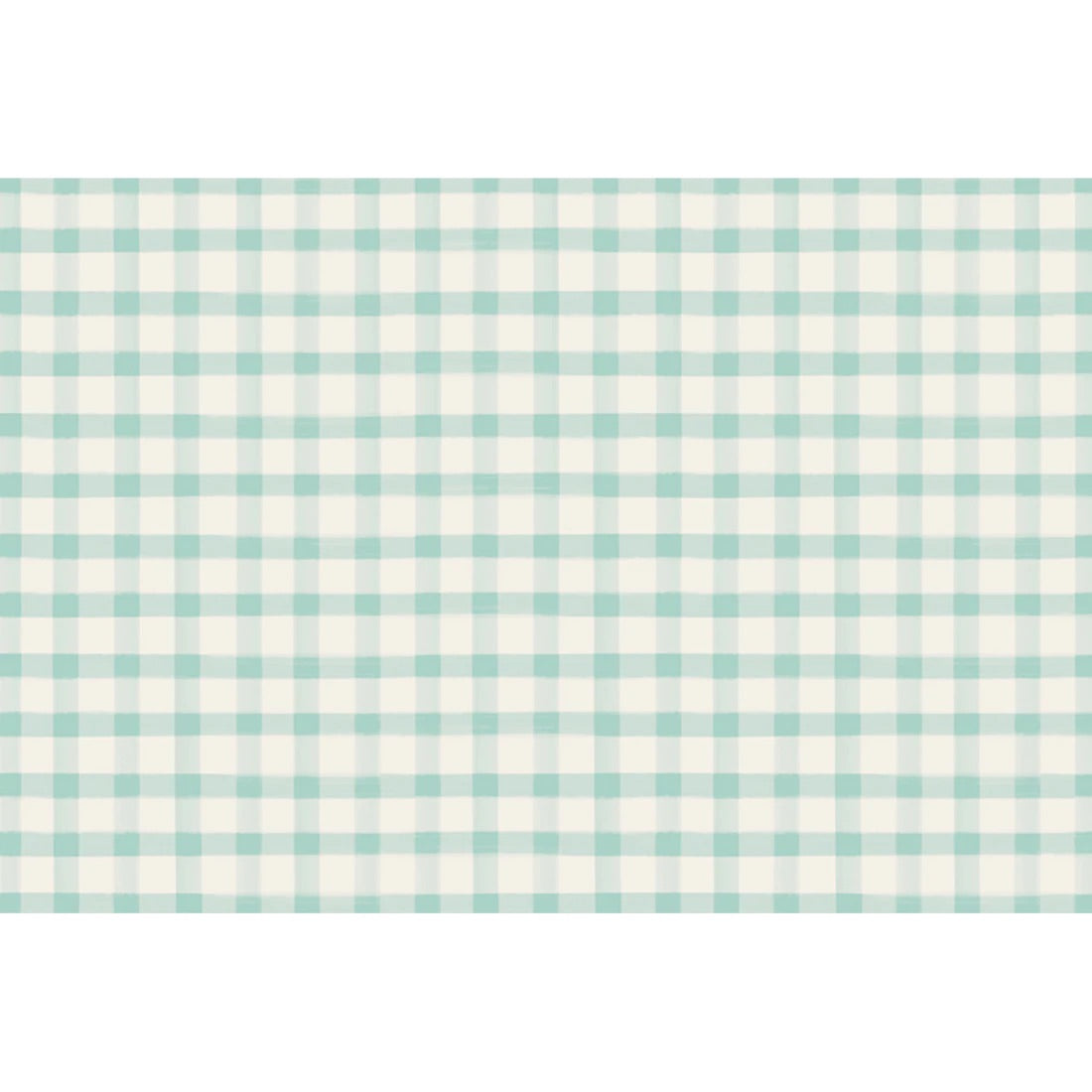 Seafoam Painted Check Placemat