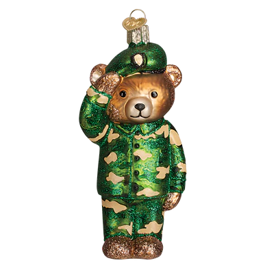 Army Bear Ornament