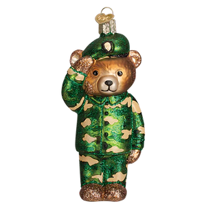 Army Bear Ornament