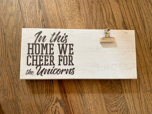 “We Cheer For...” clip frames