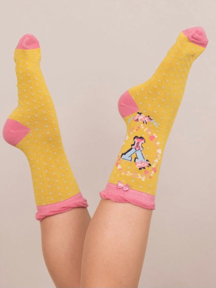 A-Z Ankle Socks