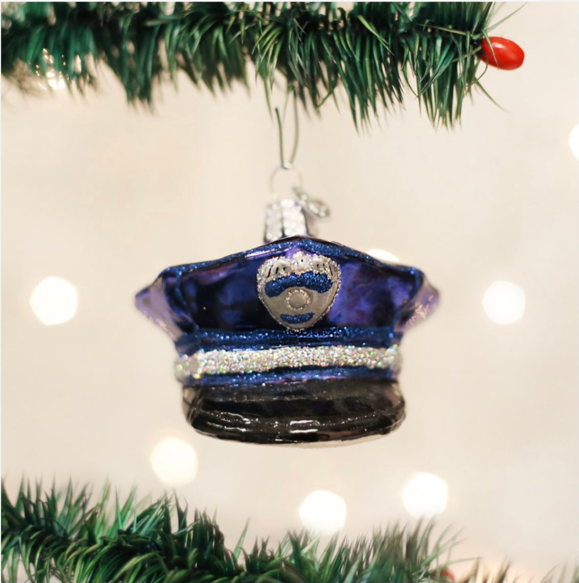 Police Officers Cap Ornament