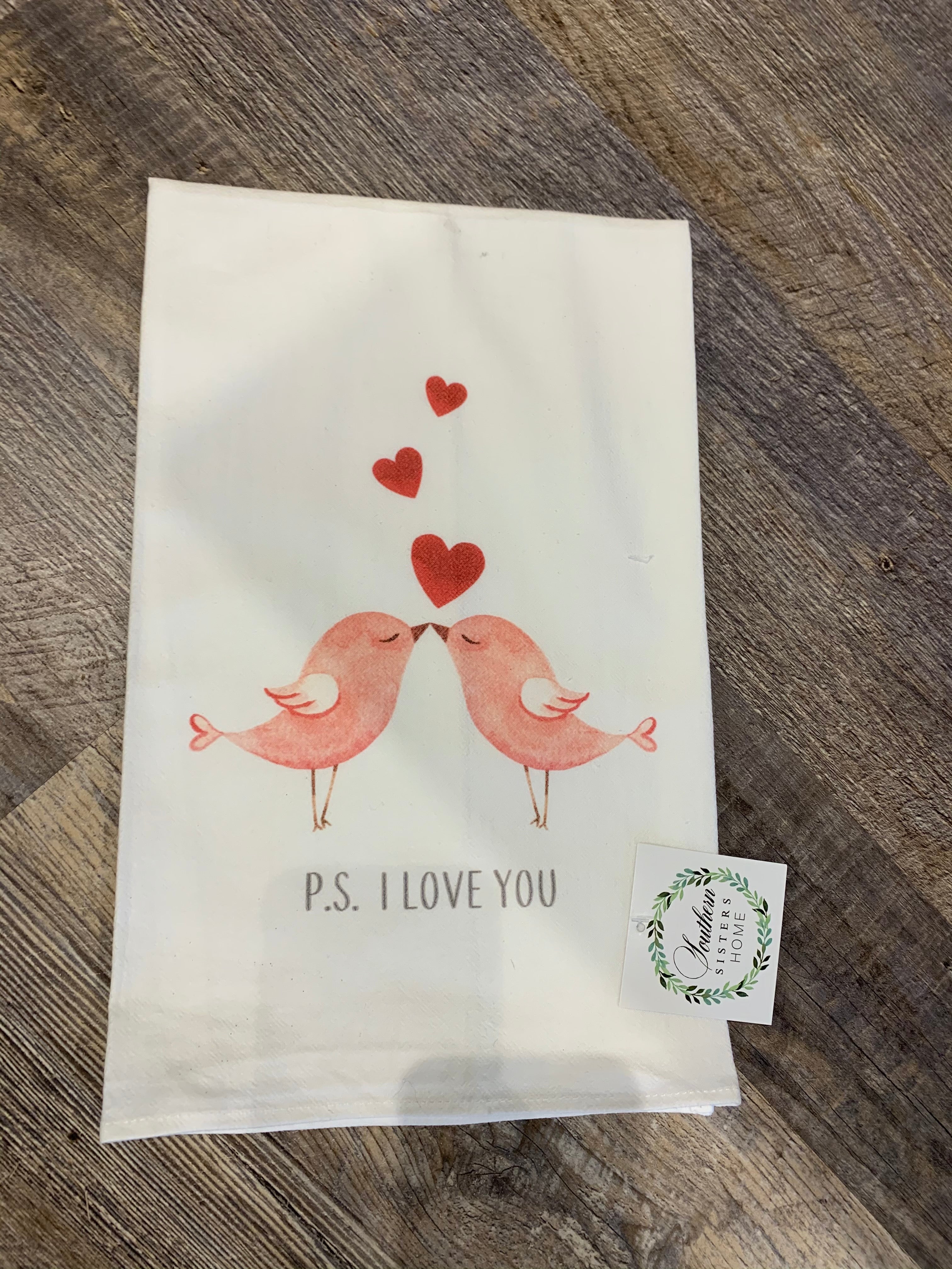 Valentine Tea Towels