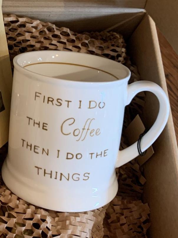 Stoneware Mug w/4 optional sayings