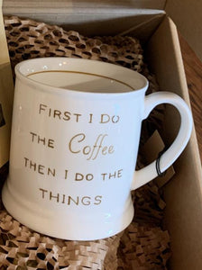 Stoneware Mug w/4 optional sayings